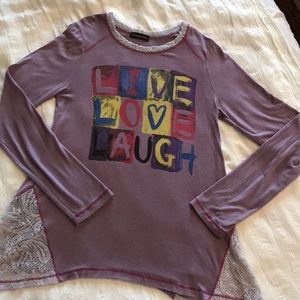 Girls Nordstrom Libertalia Purple Long Sleeve T-Shirt